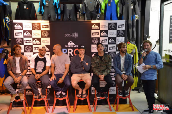 Jérémy Flores, Michel Bourez, Kelly Slater, Mick Fanning, Gabriel Medina, Aritz Aranburu, Franck Lacaze Jérémy Flores, Michel Bourez, Kelly Slater, Mick Fanning, Gabriel Medina, Aritz Aranburu, Franck Lacaze